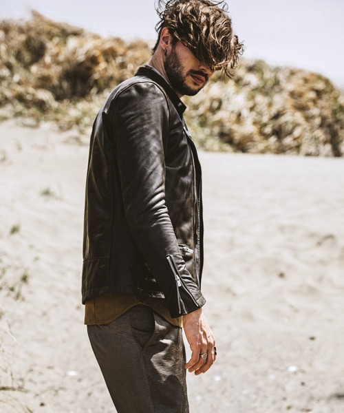 NO ID.（ノーアイディー） 革ジャン ライダース 「NO ID.」Cow Leather