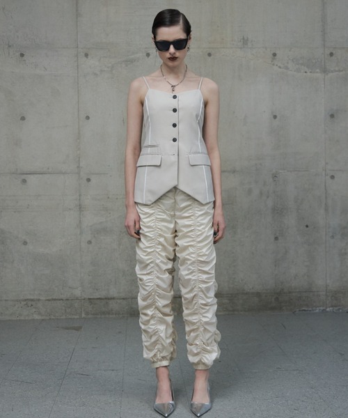 JOSE MOON（ジョゼムーン） パンツ SHINY GATHER PANTS/シャイニー