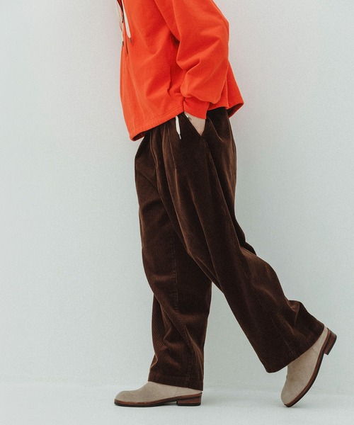 ADAM ET ROPE'（アダムエロペ） パンツ 「WEB限定」2タック ワイド