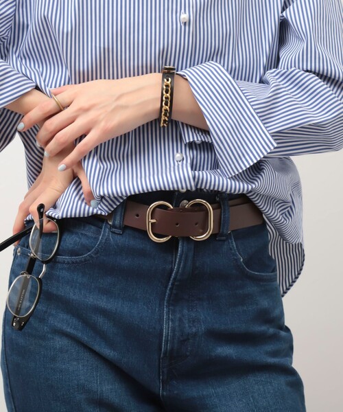 LEFIJE（レフィエ） ベルト 「LEFIJE/レフィエ」別注ダブルバックル