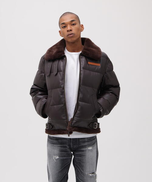 AVIREX（アヴィレックス） ダウンジャケット ダウン メンズ : ZOZOTOWN