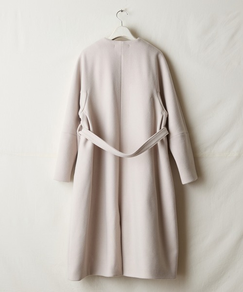 suzuki takayuki（スズキタカユキ） ノーカラーコート コート no