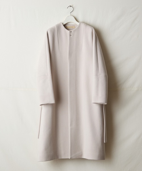 suzuki takayuki（スズキタカユキ） ノーカラーコート コート no