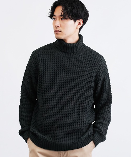 JIGGYS SHOP（ジギーズショップ） セーター ニット ビッグワッフル編み