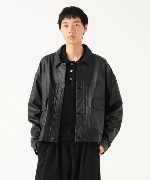 BEAMS（ビームス） ブルゾン アウター ワイドショートフィット シープ