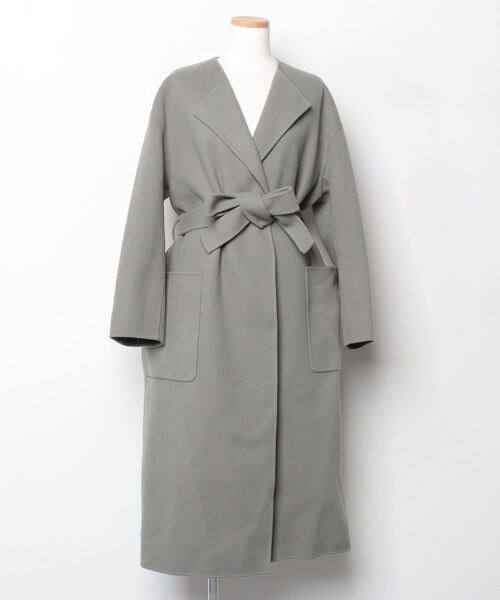 UNITED ARROWS（ユナイテッドアローズ） ノーカラーコート 38 グリーン