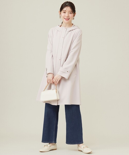 ANY SIS（エニィスィス） コート アウター 「洗える」フーデットロング