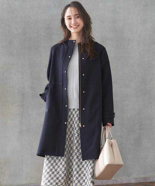 ANY SIS（エニィスィス） コート アウター 「洗える」フーデットロング