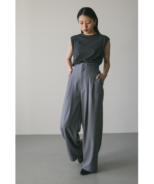STYLEMIXER（スタイルミキサー） パンツ カットオフハイウエストワイド