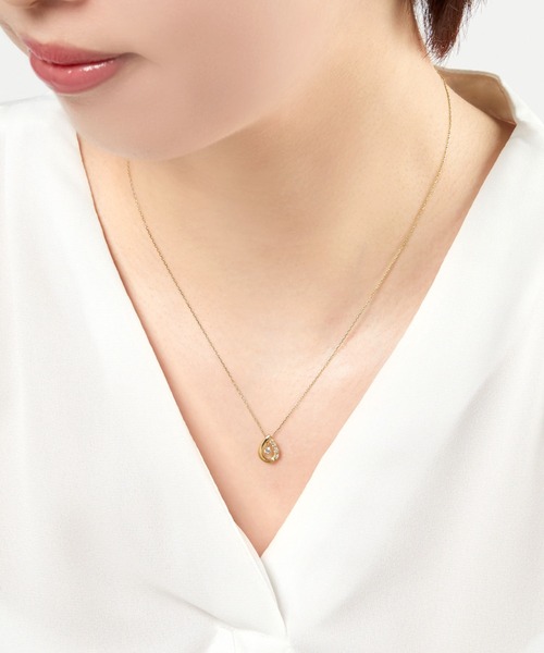VENDOME AOYAMA（ヴァンドーム青山） ネックレス K10YG ドロップ