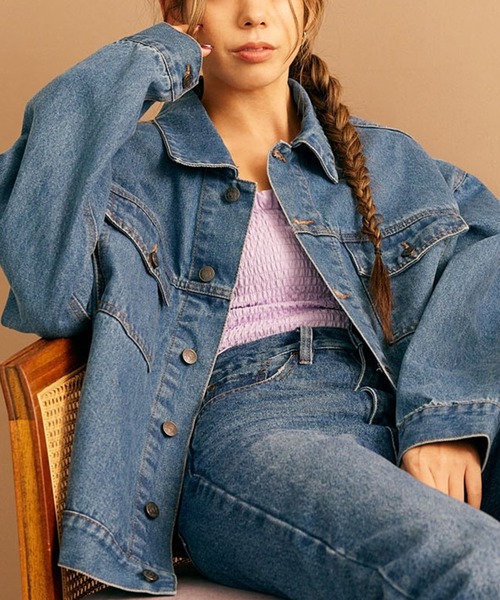 ムラサキスポーツ（MURASAKI SPORTS） デニムジャケット gジャン RIKKA