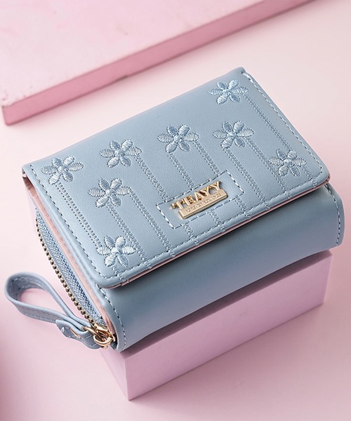 Lace Ladies（レースレディース） 財布 フラワー 刺繍 レザー調