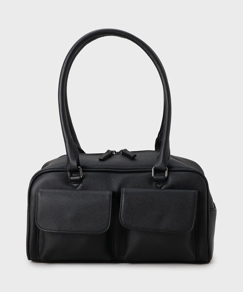 THE SHOP TK ボストンバッグ ダブルフラップミニボストン ユニセックス