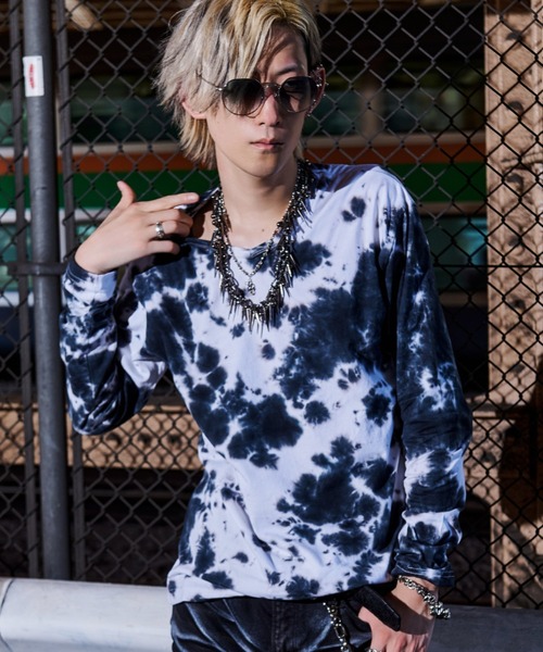 FUGA tシャツ 「FUGA/フーガ」タイダイ柄ロングスリーブカットソー