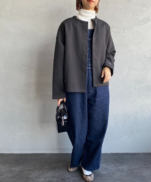 Champion（チャンピオン） カーディガン ダンボールニット スナップ