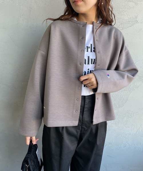 Champion（チャンピオン） カーディガン ダンボールニット スナップ