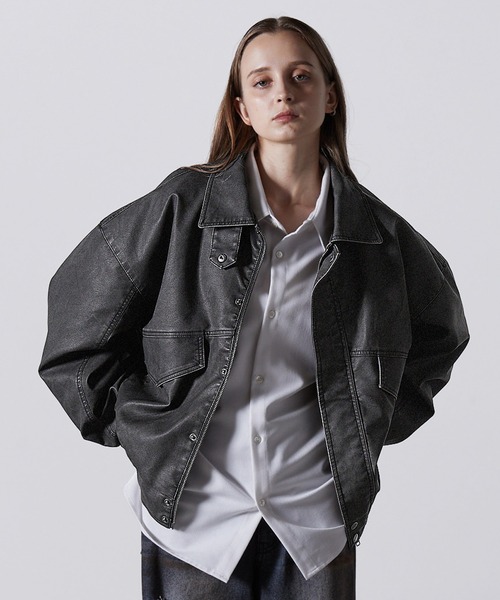 CLEL（クレイル） ブルゾン アウター 「CLEL」Vintage Design Blouson