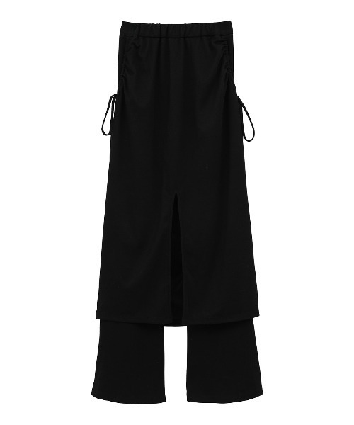 CLANE（クラネ） パンツ CLANE/クラネ/PANTS LAYERED SIDE SHIRRING