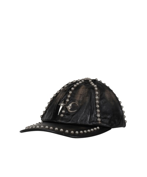 THUG CLUB（サグクラブ） キャップ 帽子 STUDDED WASHED LEATHER CAP