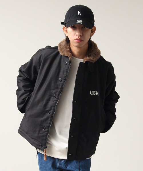 HOUSTON（ヒューストン） ミリタリージャケット モッズコート