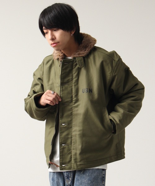 HOUSTON（ヒューストン） ミリタリージャケット モッズコート