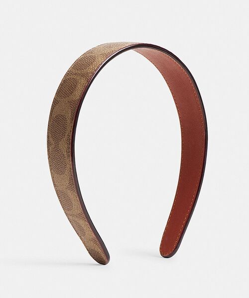 COACH（コーチ） カチューシャ シグネチャー ヘッドバンド : ZOZOTOWN