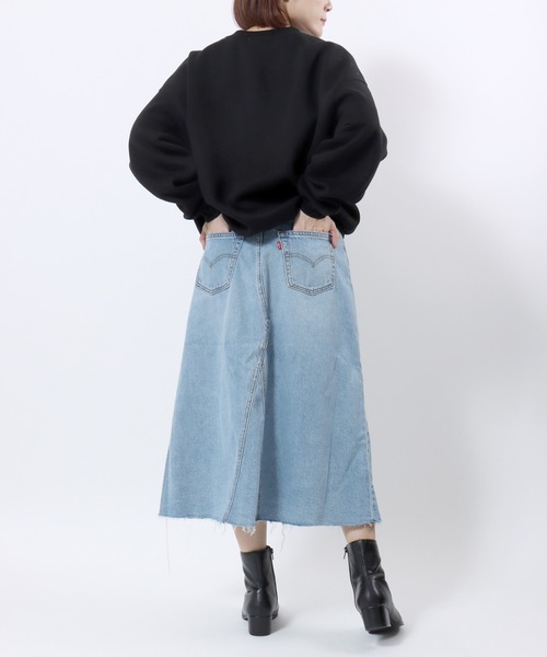 Levi's（リーバイス） デニムスカート HR A-LINE DECON SKIRT SECRET