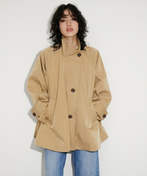 ADAM ET ROPE'（アダムエロペ） トレンチコート コート フレアーミドル