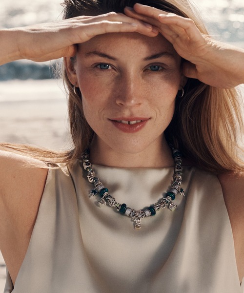 PANDORA（パンドラ） チャーム オパールセント グリーン チャーム