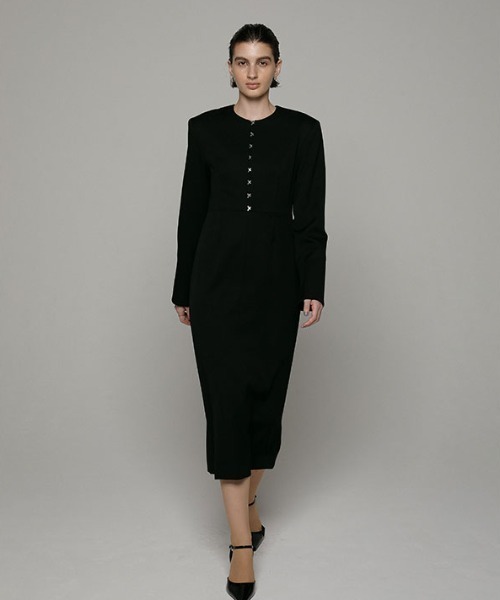 ETRE TOKYO（エトレトウキョウ） ドレス SANTEフロントホックグレイス