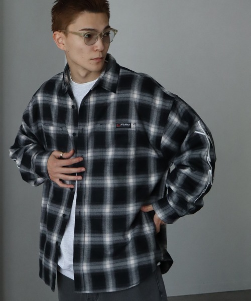 FUBU（フブ） シャツ 「FUBU/フブ」Check Shirts/ロゴデザイン