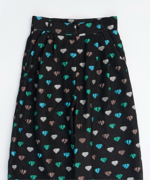 MAISON SPECIAL（メゾンスペシャル） パンツ Heart Jacquard Pants