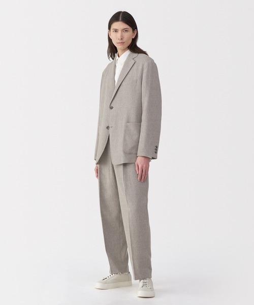 MUJI Labo コート ジャケット 「MUJI Labo」紳士 リネン混ウール