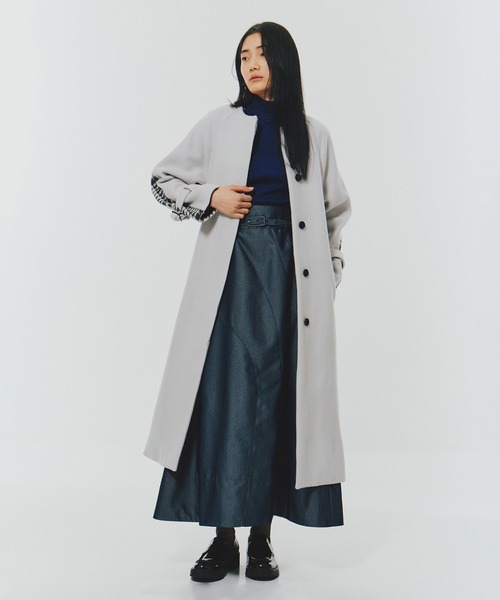 UNITED TOKYO（ユナイテッドトウキョウ） ノーカラーコート コート