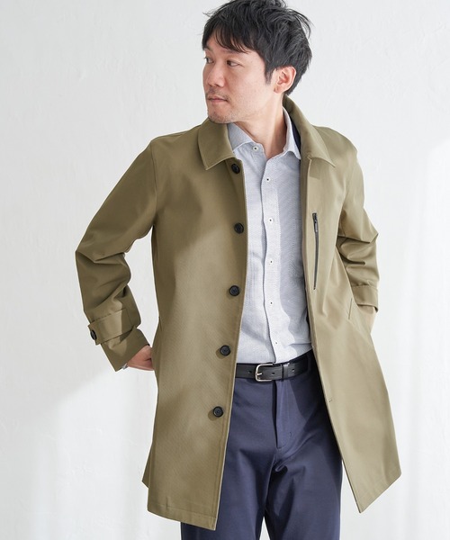 IKKA LOUNGE ステンカラーコート コート 「雑誌MonoMax4月号掲載」撥水