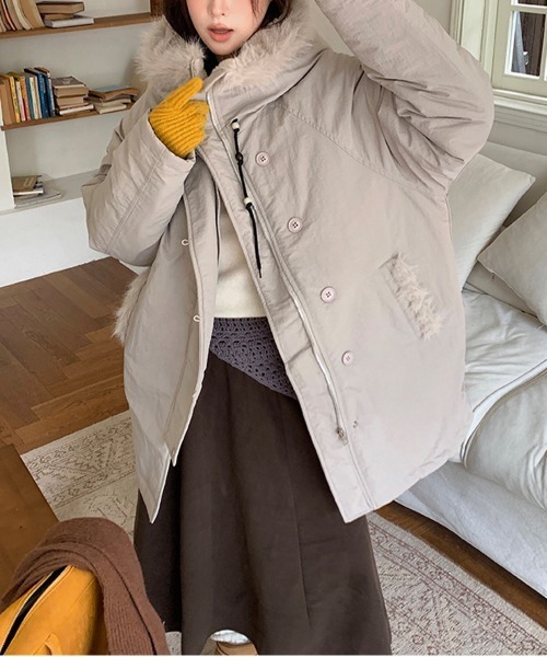 NEW GENTLEMAN ミリタリージャケット モッズコート オスロ ボアフード