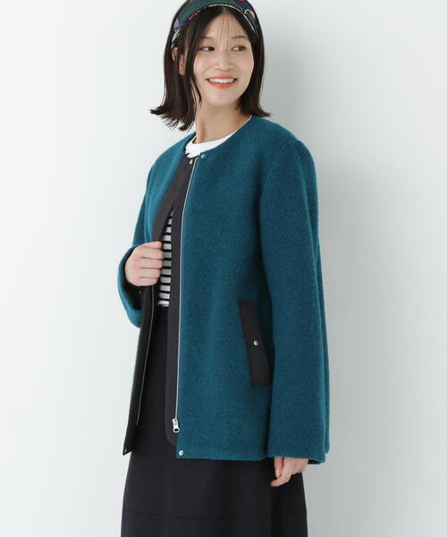 human woman（ヒューマンウーマン） ブルゾン アウター スライバー