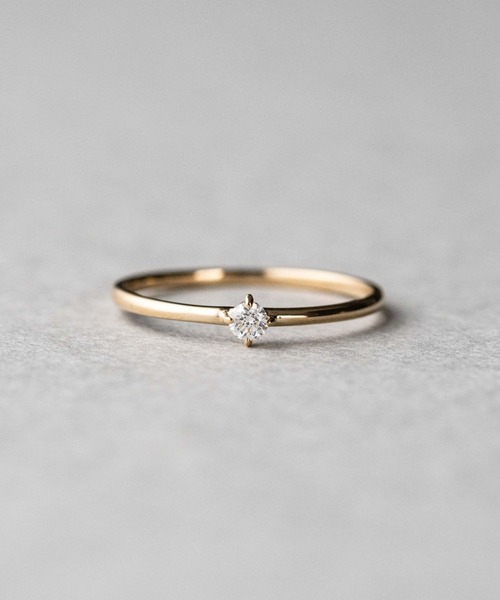 ete（エテ） 指輪 リング K18 ダイヤモンド リング「ブライト