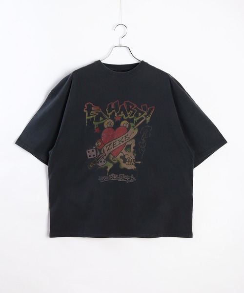 Ed Hardy（エド・ハーディー） tシャツ ピグメント半袖TEE メンズ