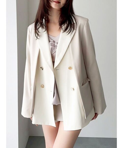 dazzlin（ダズリン） ジャケット テーラードジャケット ダブルボタン