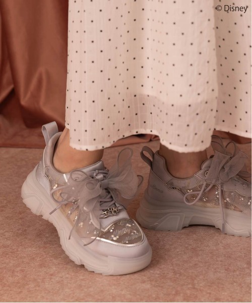 RANDA（ランダ） スニーカー 「Mickey＆Minnie」/シアーデザイン