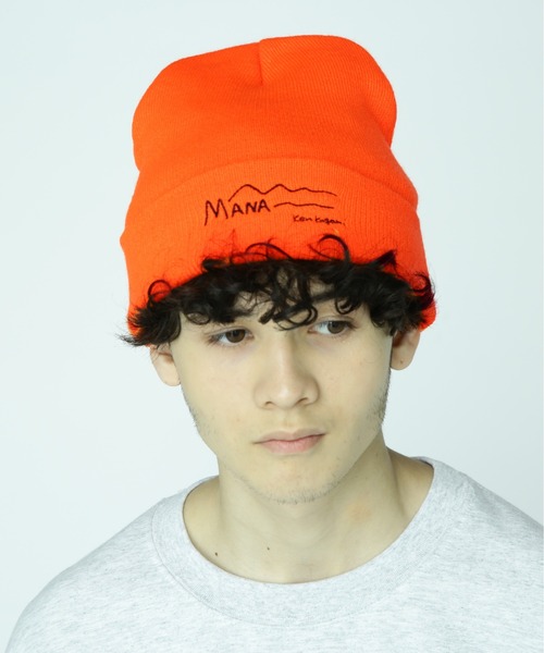 ニット帽 ニットキャップ Ken Kagami×MANASTASH/ KEN'S BEANIE MST
