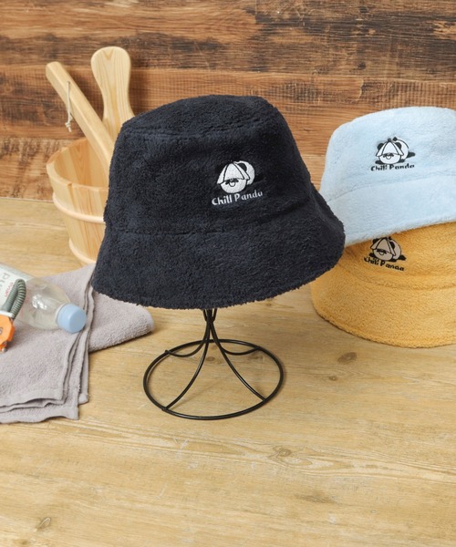 A.M.S. 帽子 ハット Chill Panda（チルパンダ） 肉厚パイル バケット