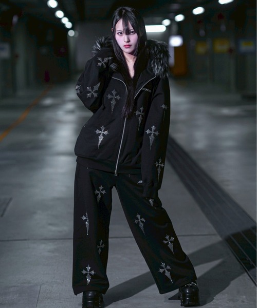 REFLEM（レフレム） パーカー 「REFLEM/レフレム」ファー付きクロス総