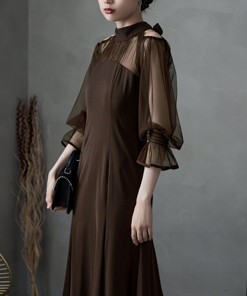 etoll.（エトル） ドレス カットアウトマーメイドドレス : ZOZOTOWN