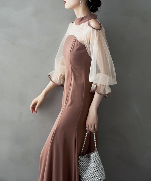 etoll.（エトル） ドレス カットアウトマーメイドドレス : ZOZOTOWN