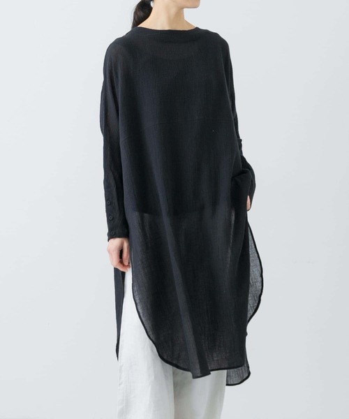 かぐれ チュニック ガーゼロングチュニック : ZOZOTOWN Yahoo!店