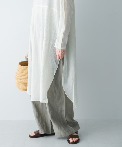 かぐれ チュニック ガーゼロングチュニック : ZOZOTOWN Yahoo!店