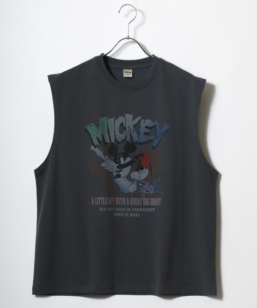 Disney（ディズニー） タンクトップ ノースリーブ ミッキーマウス