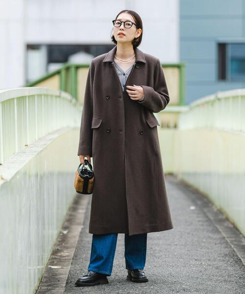 F by ROSSO（エフバイロッソ） コート アウター モッサダブルロング